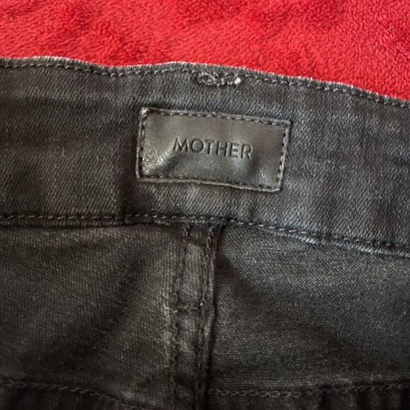 MOTHER Looker Ankle Fray Guilty As Sin Jean Size 27 - Picture 7 of 11